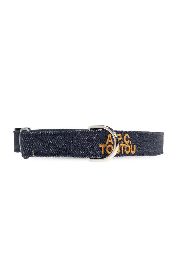 Collar with logo od A.P.C.