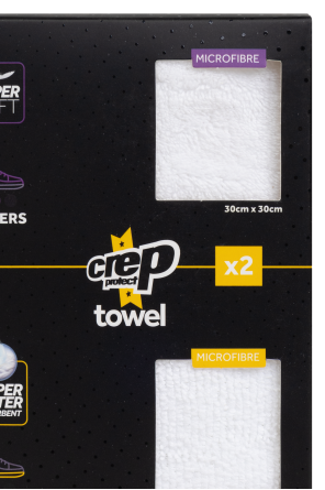 Crep Protect Two-pack shoe cleaning towels