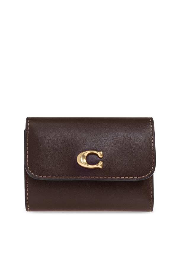 Leather wallet with logo od Coach