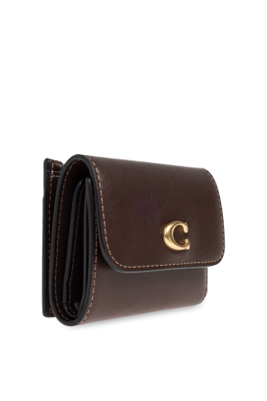 Coach Cartera de cuero con logo