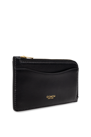 Coach Funda de cuero para tarjetas
