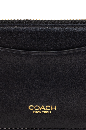 Coach Funda de cuero para tarjetas
