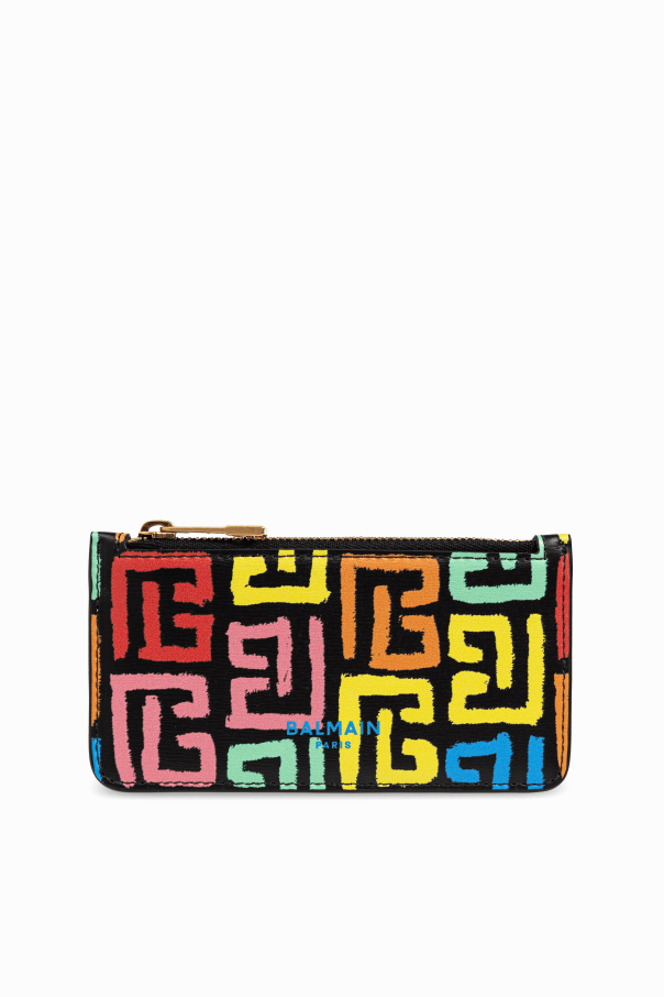 Balmain Cardholder with colourful print