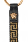 Versace BLACK Keyring with strap