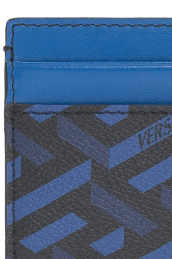 Shop VERSACE La Greca Signature Card Holder ( DPN2467