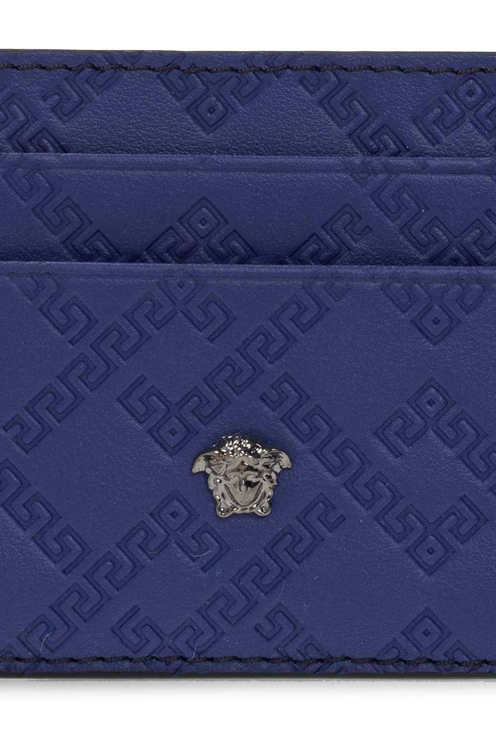 Shop VERSACE La Greca Signature Card Holder ( DPN2467