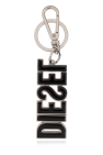 Diesel SILVER Keychain DSL 3D KEY RING X10294