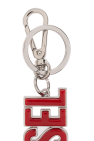 Diesel SILVER Keychain DSL 3D KEY RING X10294