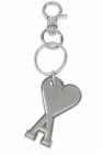 Ami Alexandre Mattiussi SILVER Logo keyring
