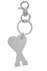Ami Alexandre Mattiussi SILVER Logo keyring