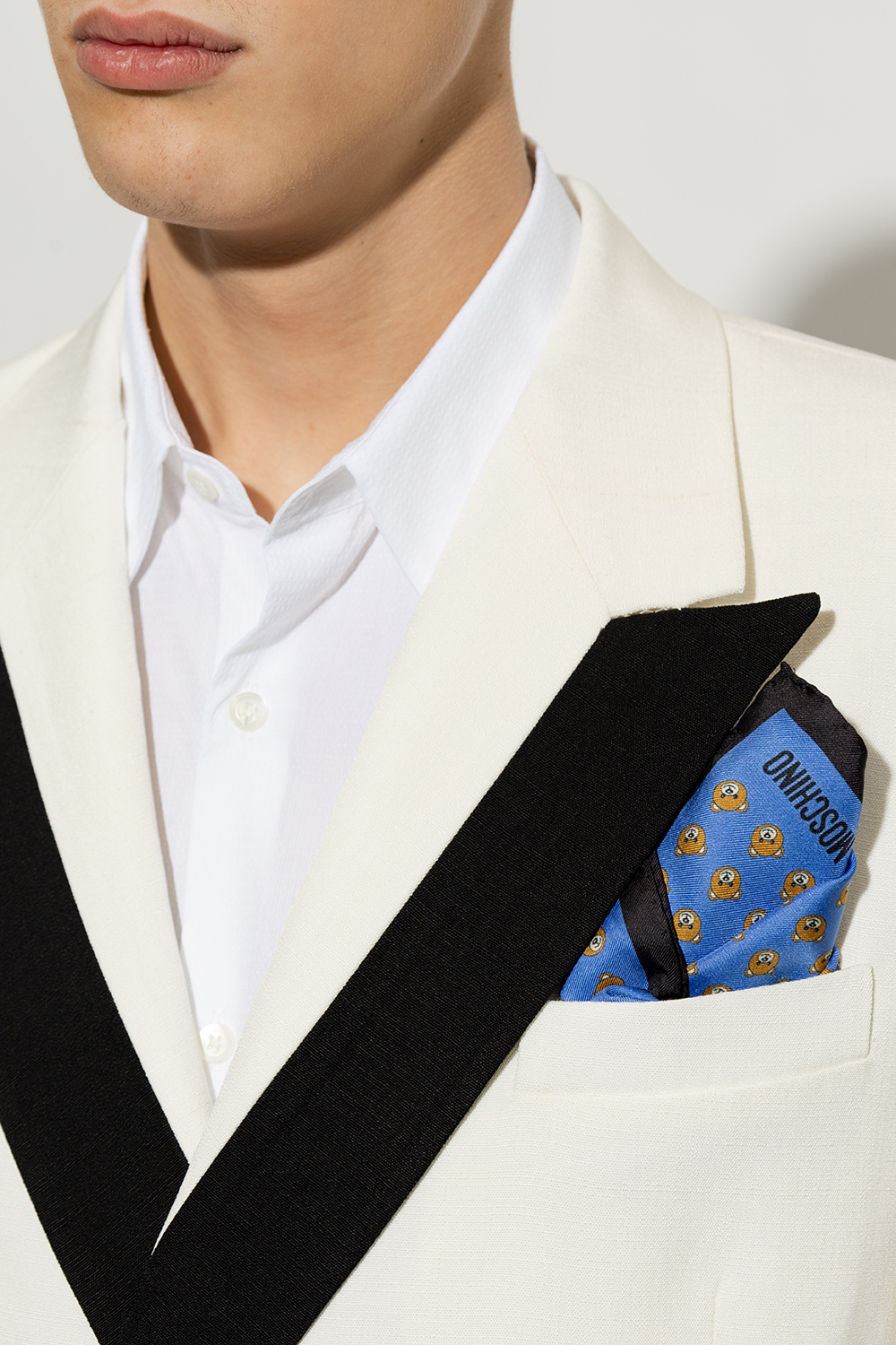 Moschino Pocket square with logo