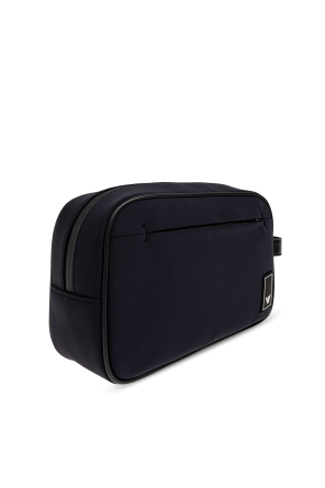 Emporio Armani Cosmetic bag with logo appliqué
