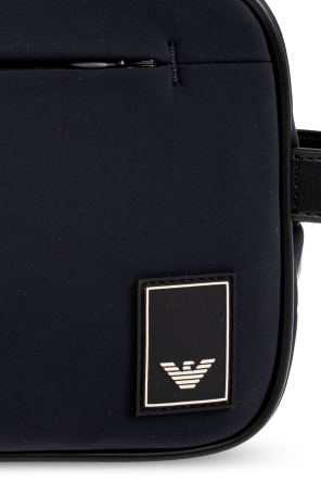 Emporio Armani Cosmetic bag with logo appliqué