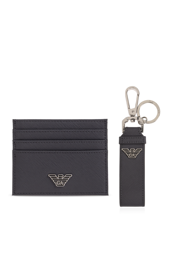 Set: card case and keychain od Emporio Armani