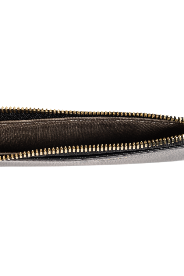 Emporio Armani Funda de cuero para tarjetas