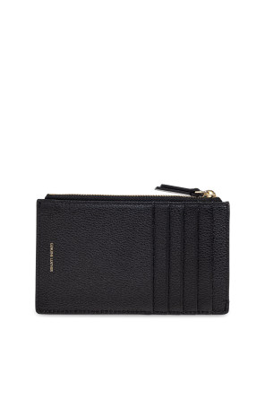 Emporio Armani Funda de cuero para tarjetas