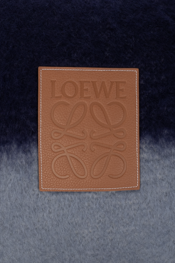 Loewe eye Wool cushion