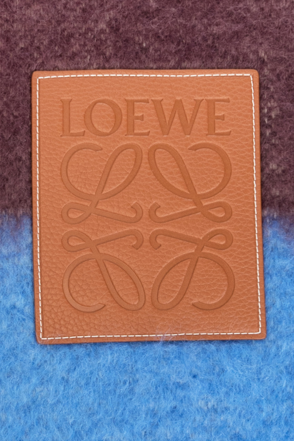 loewe silk Cushion with logo