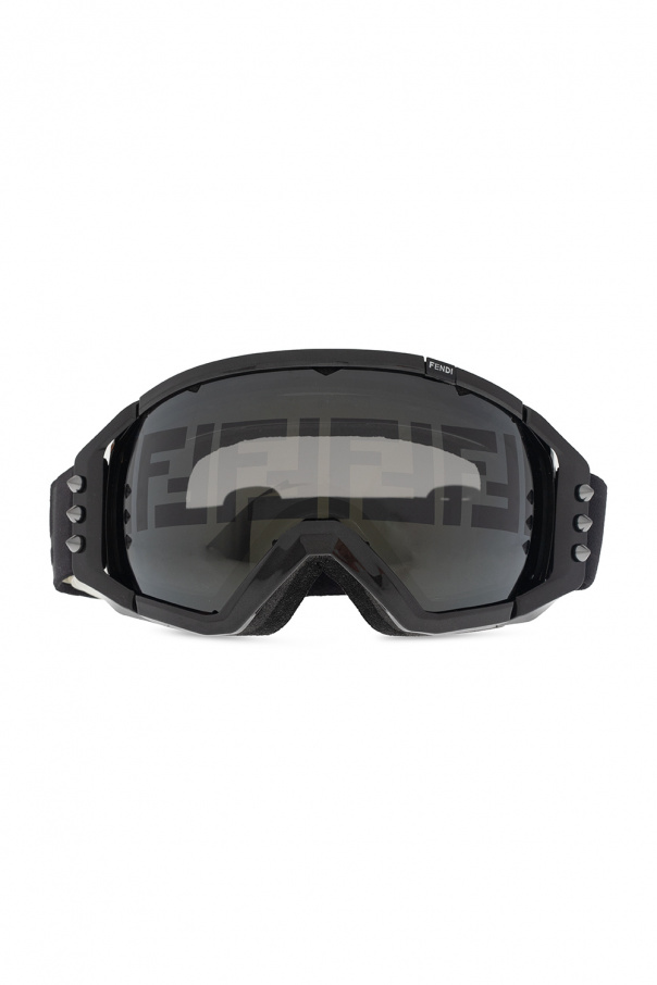 fendi leopard Ski goggles