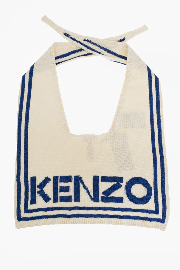 Kenzo Scarf with marine motif