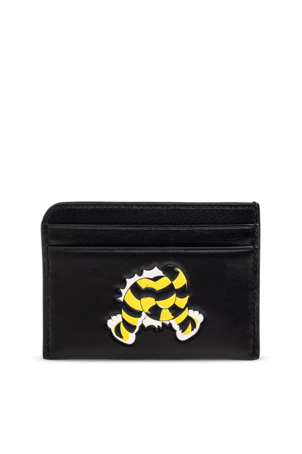 Kenzo Funda de cuero para tarjetas