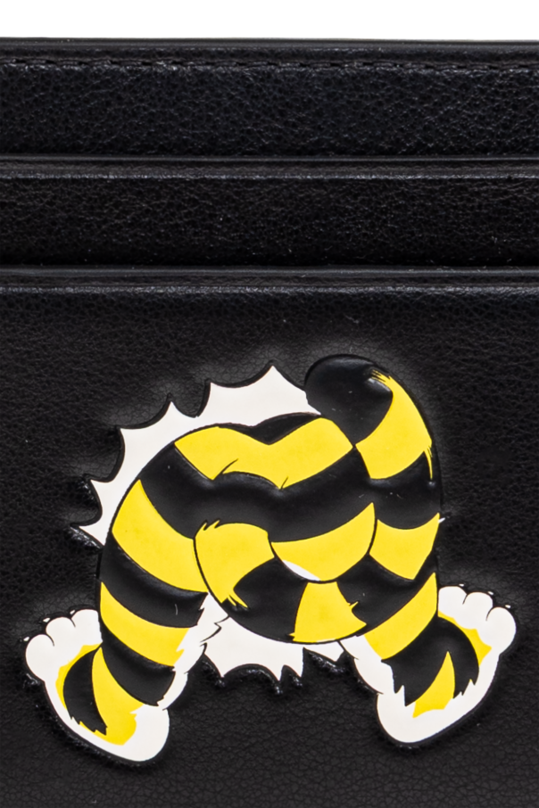 Kenzo Funda de cuero para tarjetas