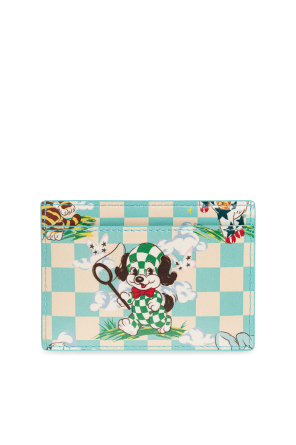 Skórzane etui na kartę z logo od Kenzo