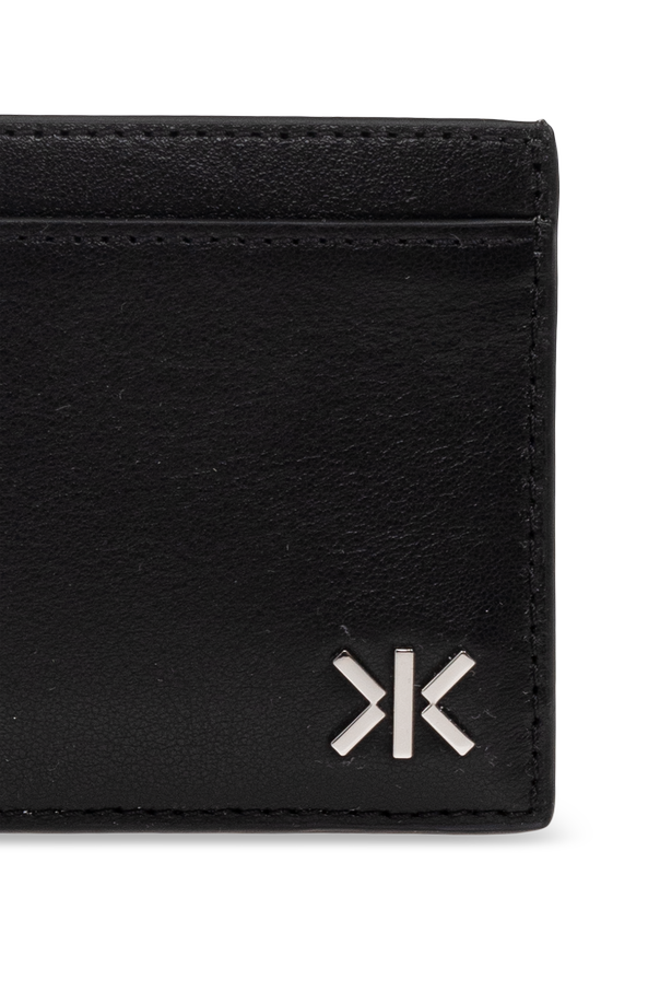 Kenzo Leather card holder with logo
