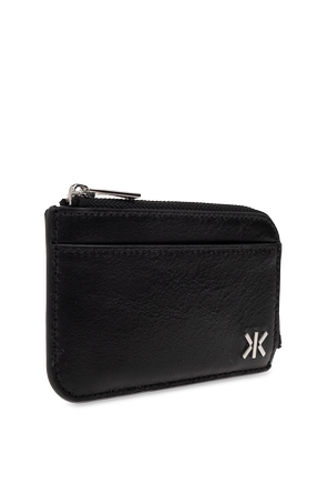 Kenzo Leather card holder with logo