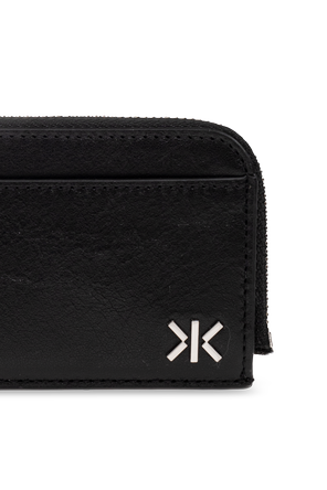 Kenzo Leather card holder with logo