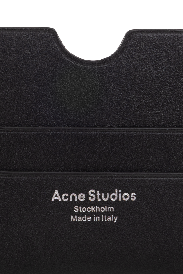 Acne Studios Skórzane etui na karty