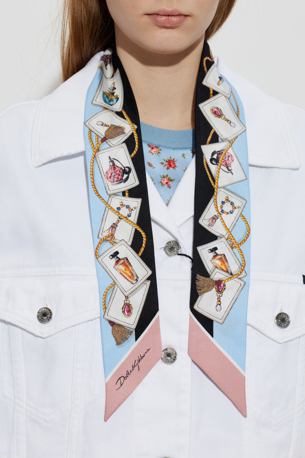 Dolce & Gabbana Silk scarf with print
