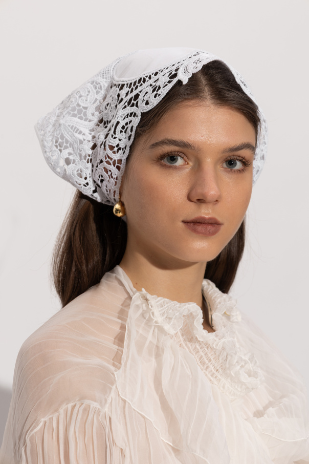 Dolce & Gabbana Pañuelo de encaje para la cabeza
