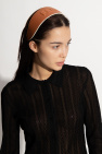Fendi BROWN Headband with logo