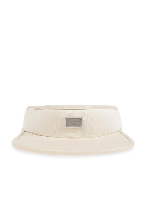 Visor with appliqué with engraved logo, zdjęcie 1 Visor with appliqué with engraved logo od Dolce & Gabbana