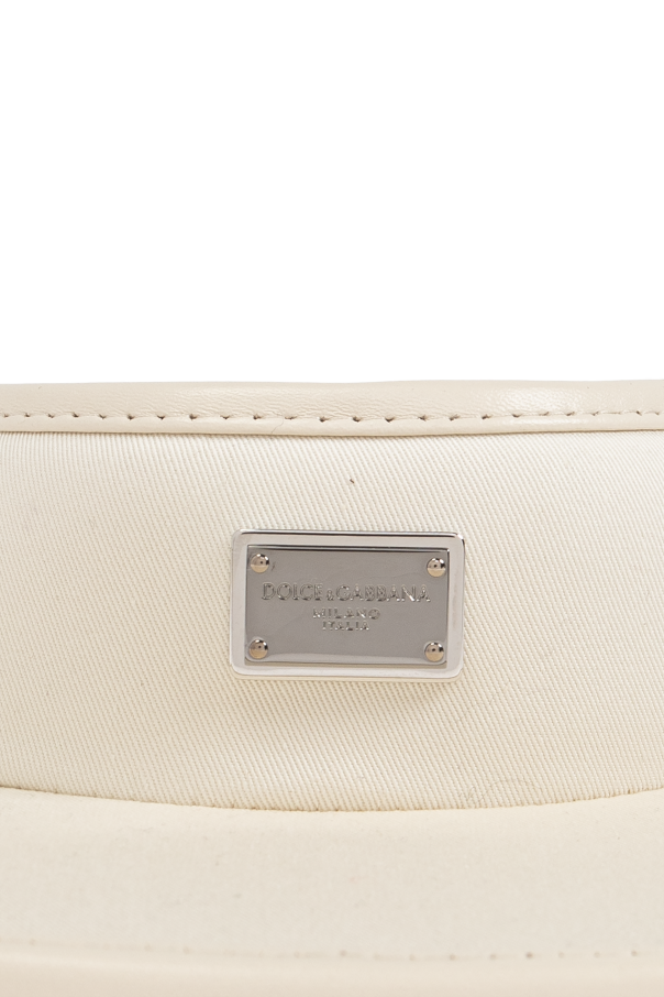 Dolce & Gabbana Visor with appliqué with engraved logo