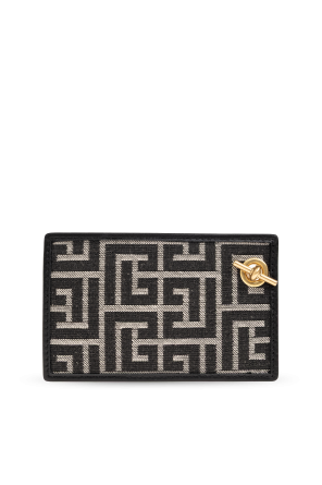 Balmain Estojo para cartões com monograma