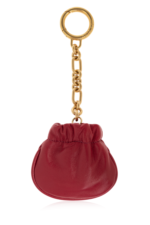 Balmain Leather keychain
