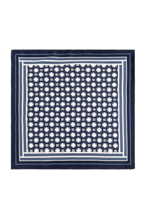 Pocket square with monogram