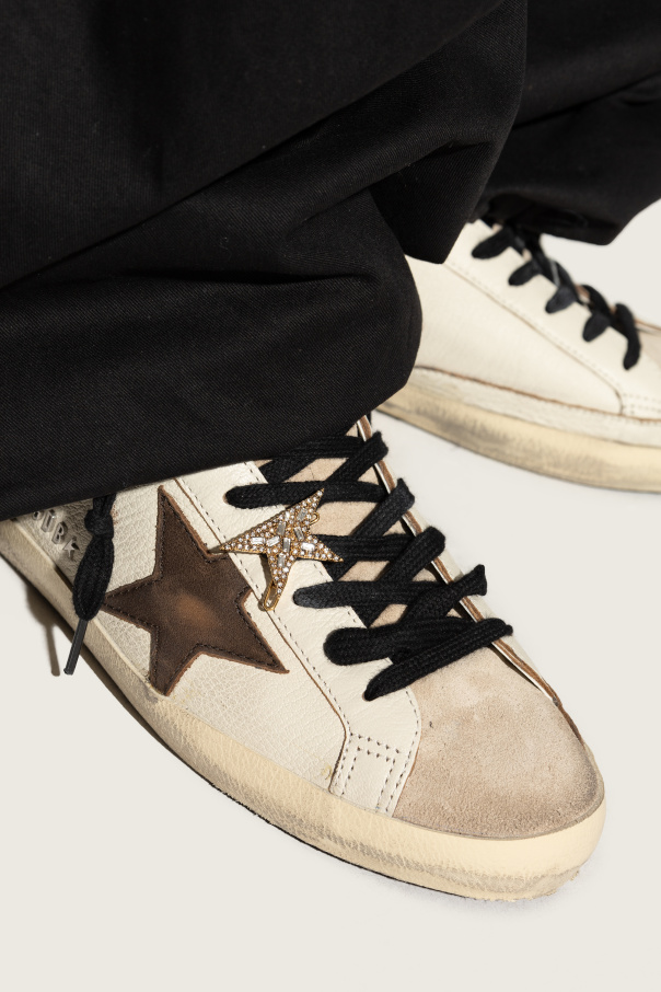 Golden Goose Aplicación con cristales brillantes para cordones