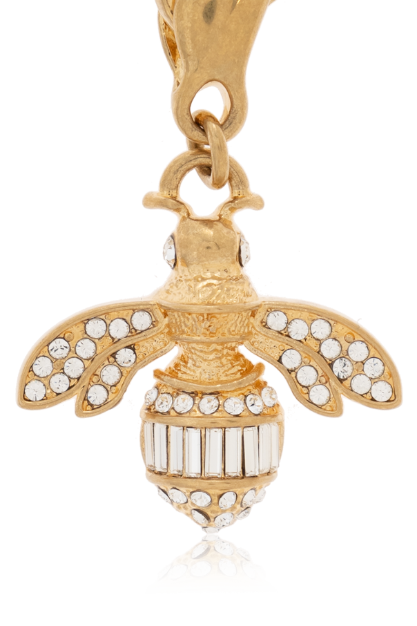 Golden Goose Bee motif pendant