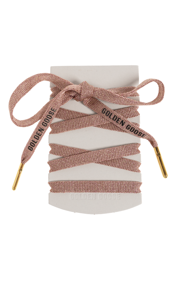 Shoelaces with logo od Golden Goose
