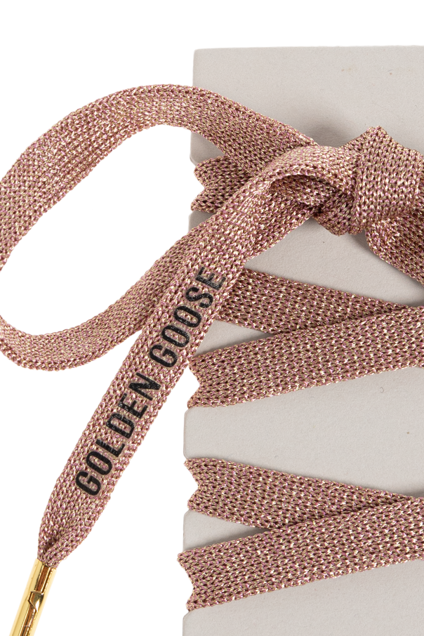 Golden Goose Shoelaces with logo