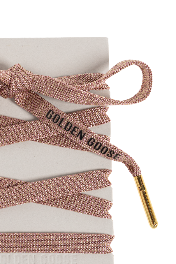 Golden Goose Shoelaces with logo