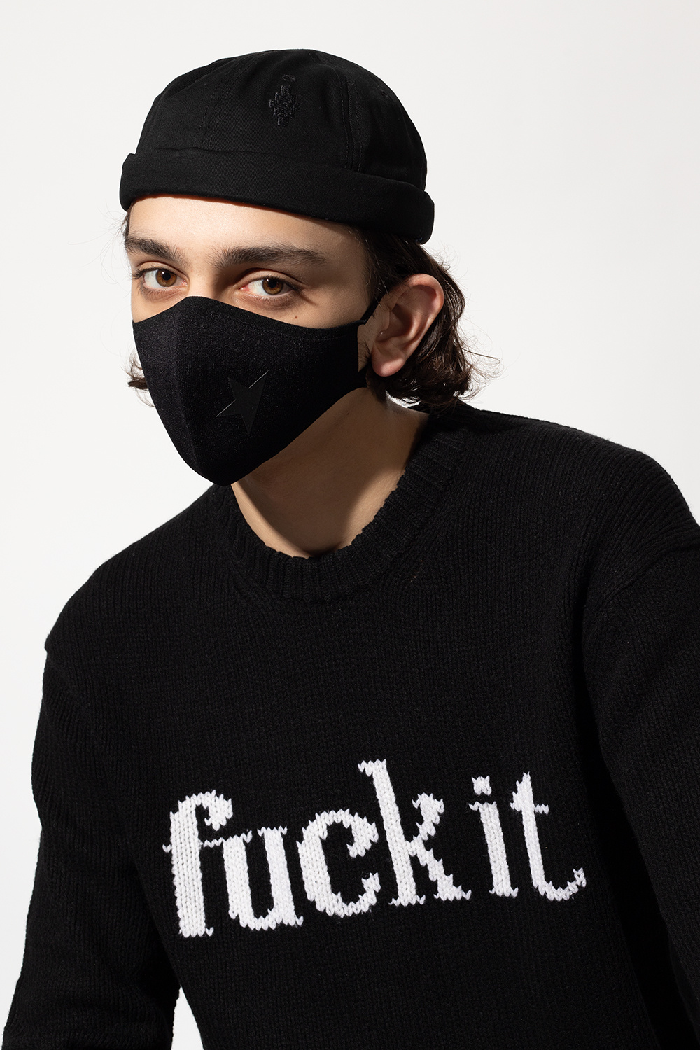 Golden Goose spot mask with logo