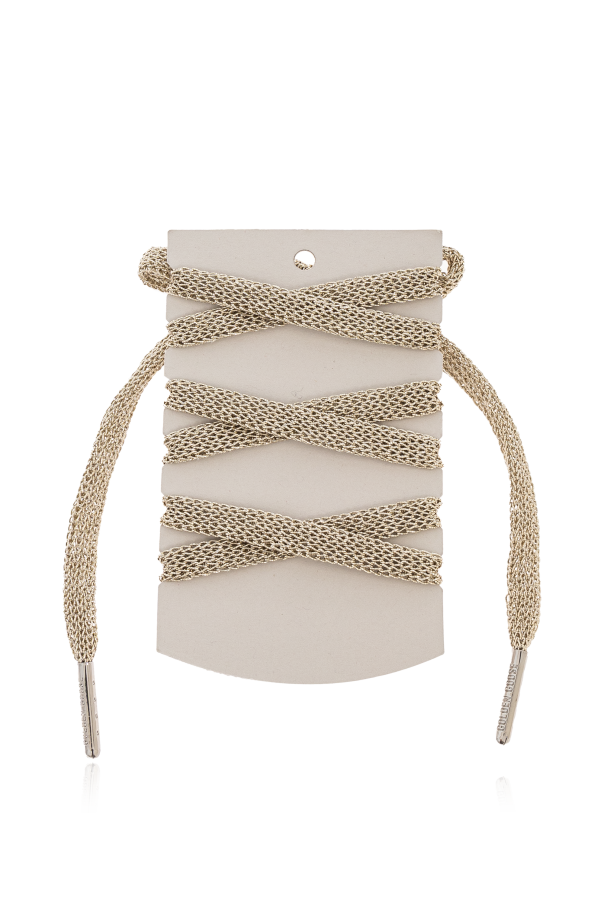 Golden Goose Shoelaces with crystal appliqués