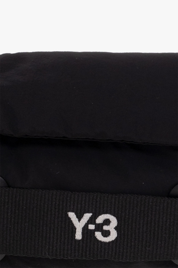 Y-3 Yohji Yamamoto Explorer Black Nylon Belt Bag With Logo Man