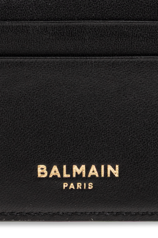 Balmain Estuche para tarjetas con cadena