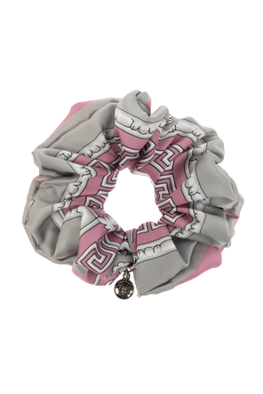 Versace Seidenes Haarband mit Print „Neoclassical Barocco“