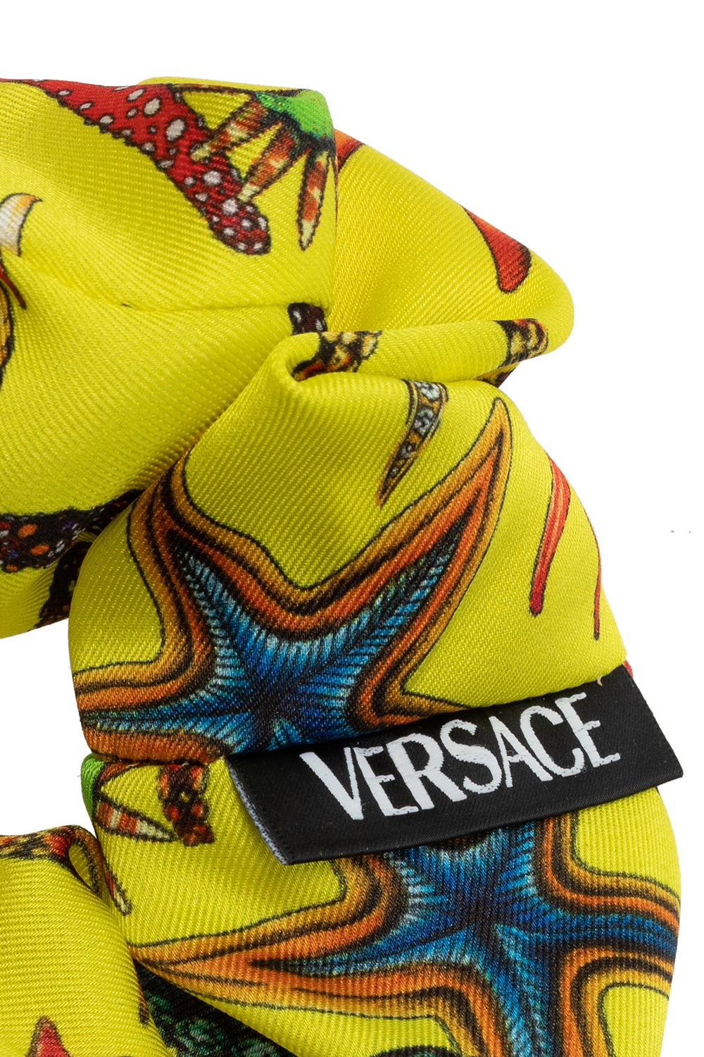 Versace Patterned hair tie
